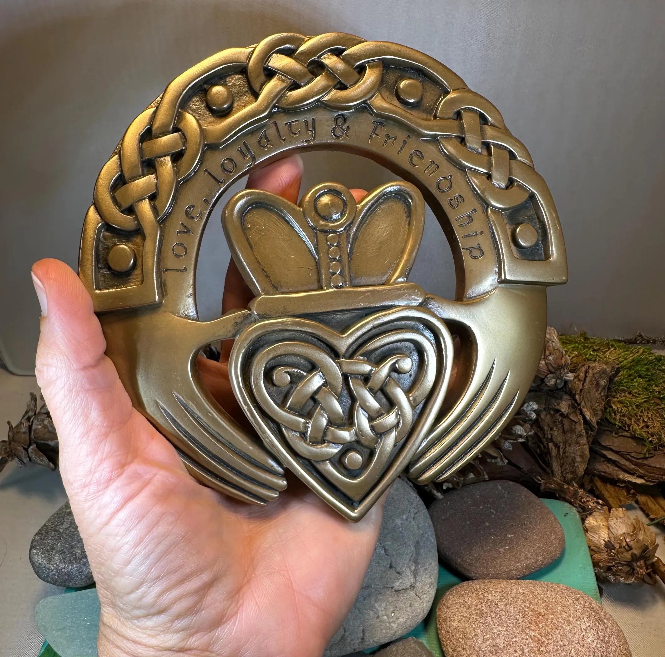 Irish Cladagh Wall Plaque