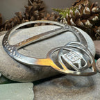 Celtic Mackintosh Heart Scarf Ring