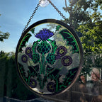 Scottish Thistle Suncatcher