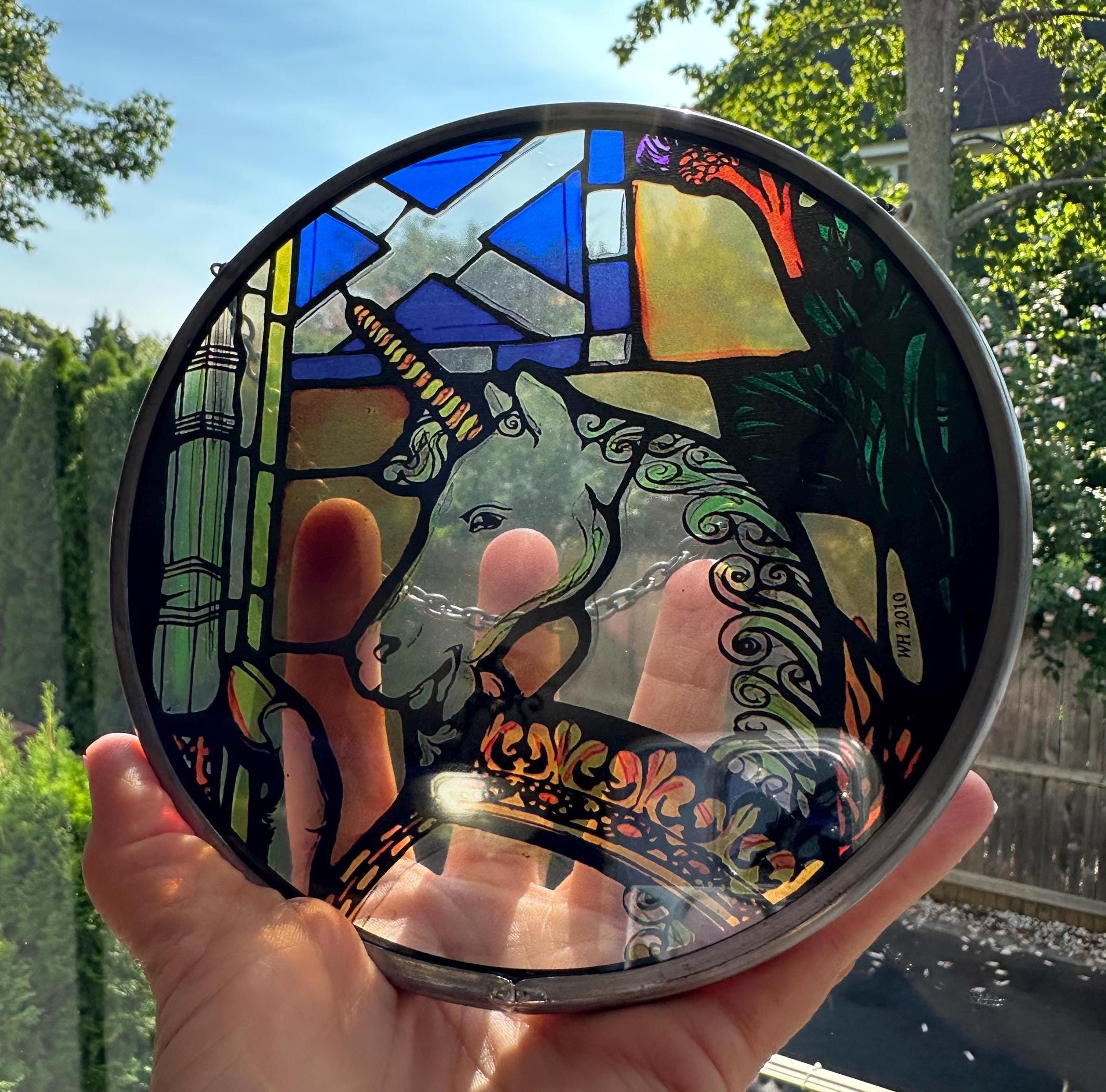 St. Giles Cathedral Scottish Unicorn Suncatcher