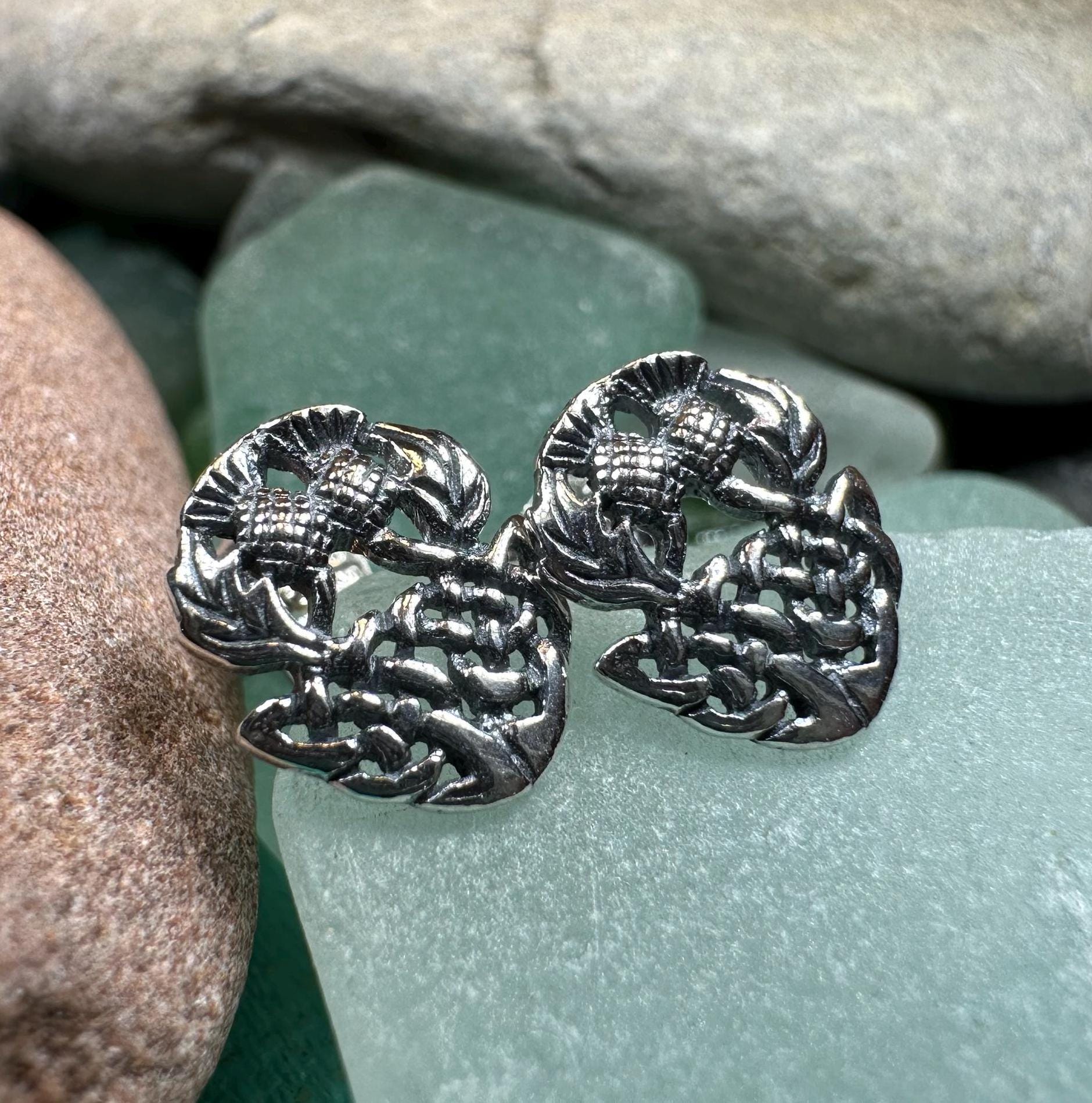 Highland Spring Thistle Earrings