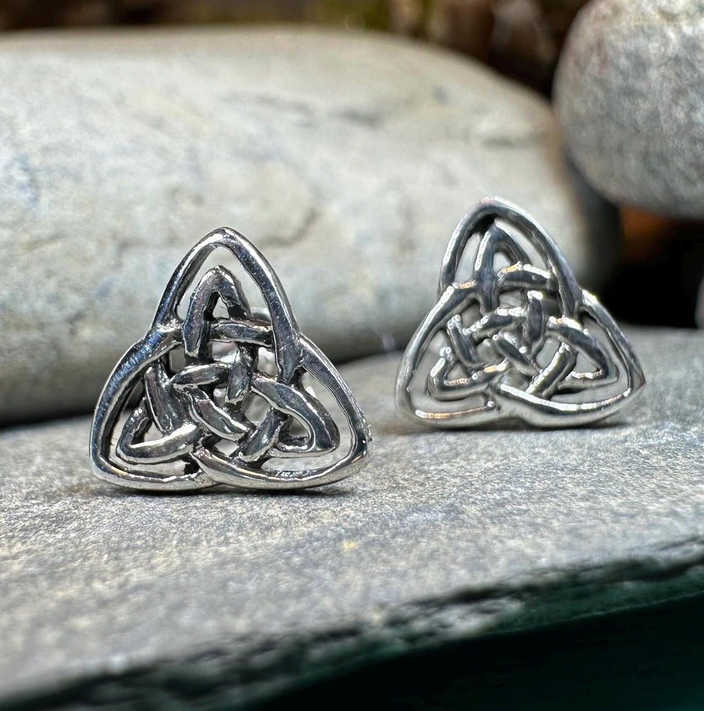 Laura Celtic Knot Stud Earrings