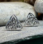 Laura Celtic Knot Stud Earrings
