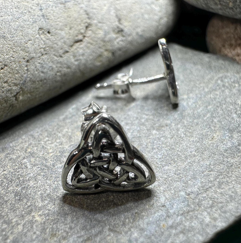 Laura Celtic Knot Stud Earrings