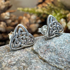 Laura Celtic Knot Stud Earrings