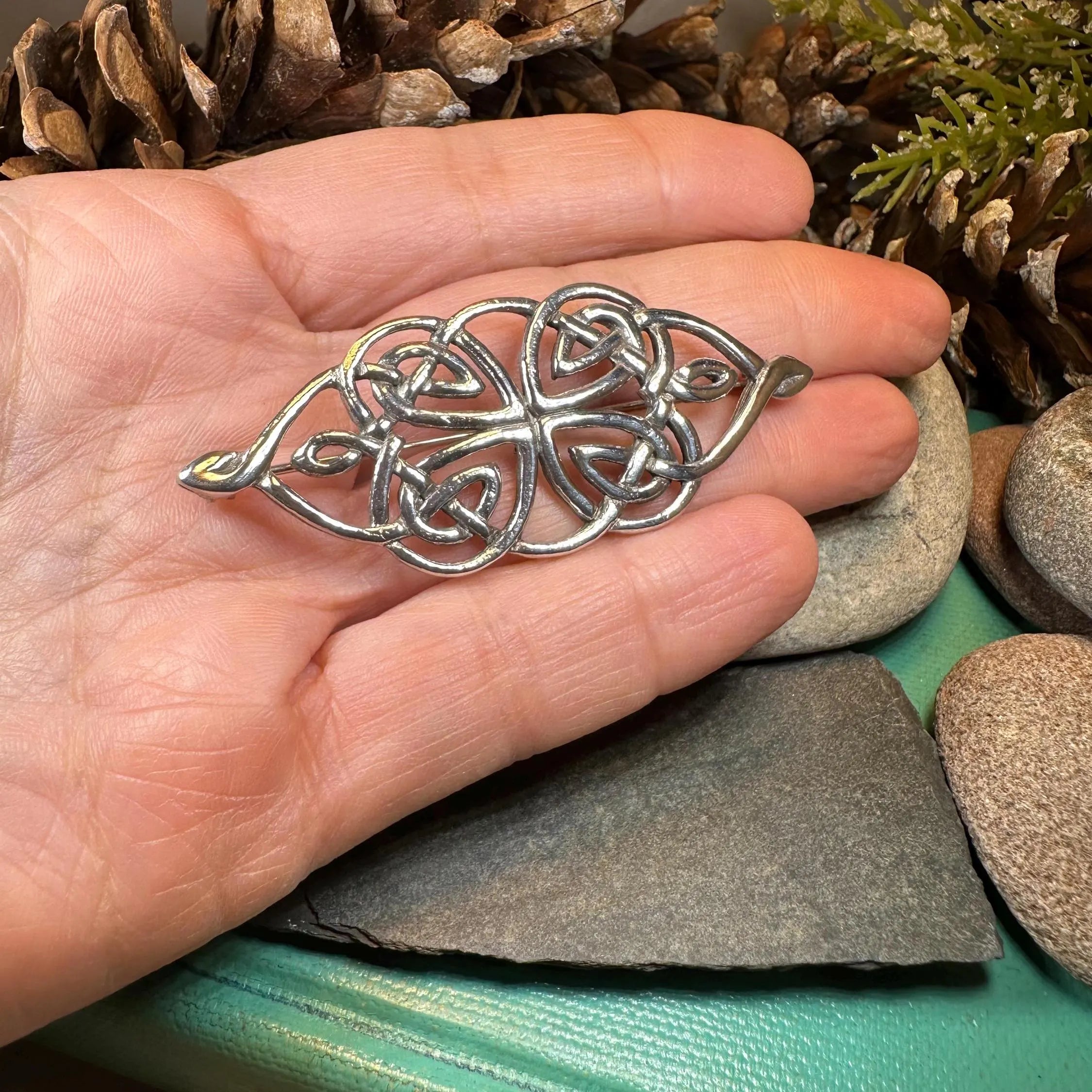 Jenna Celtic Knot Brooch