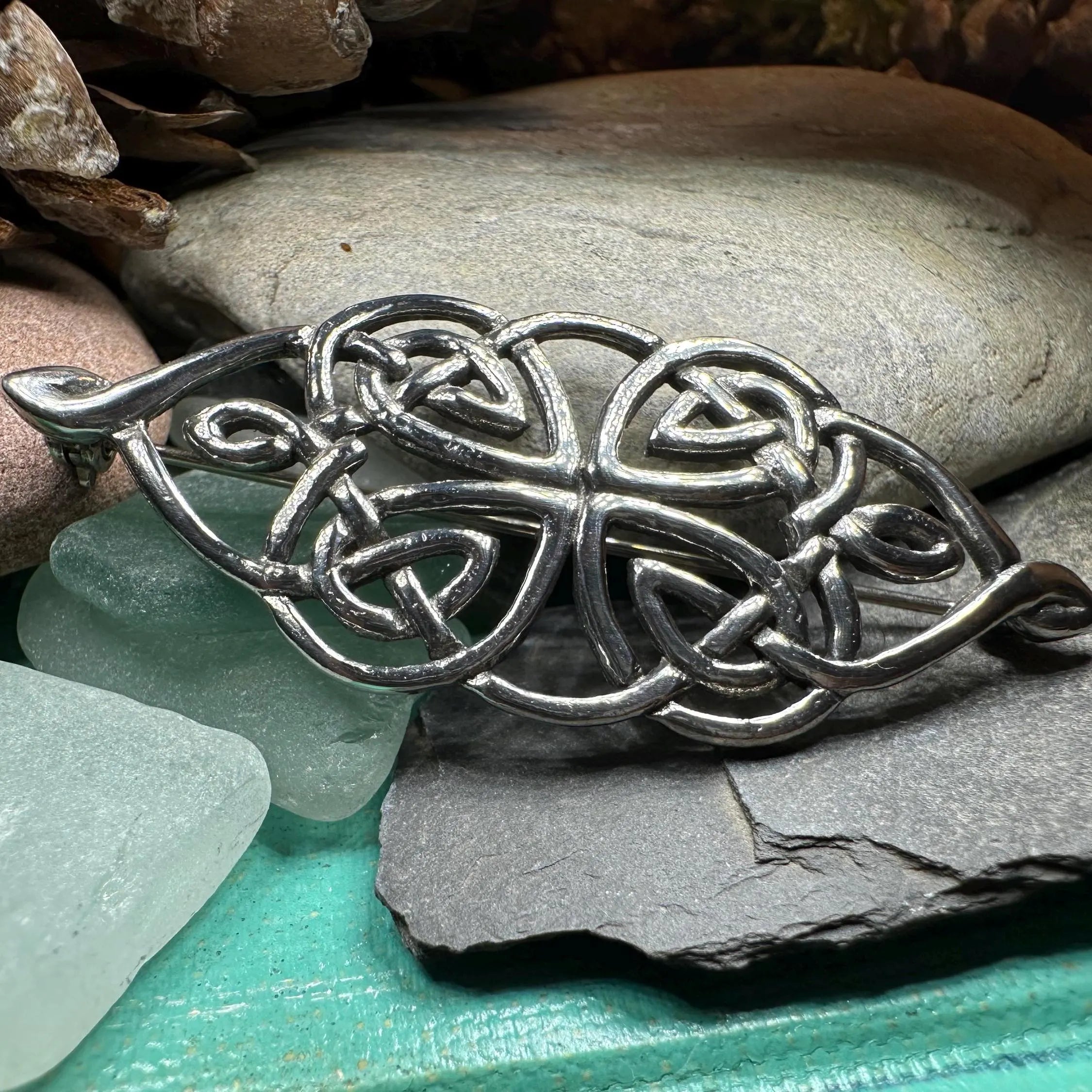 Jenna Celtic Knot Brooch