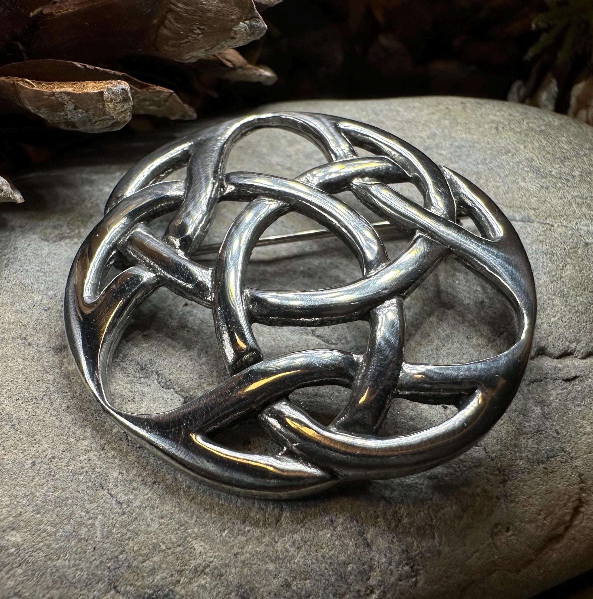 Emblem Celtic Knot Brooch