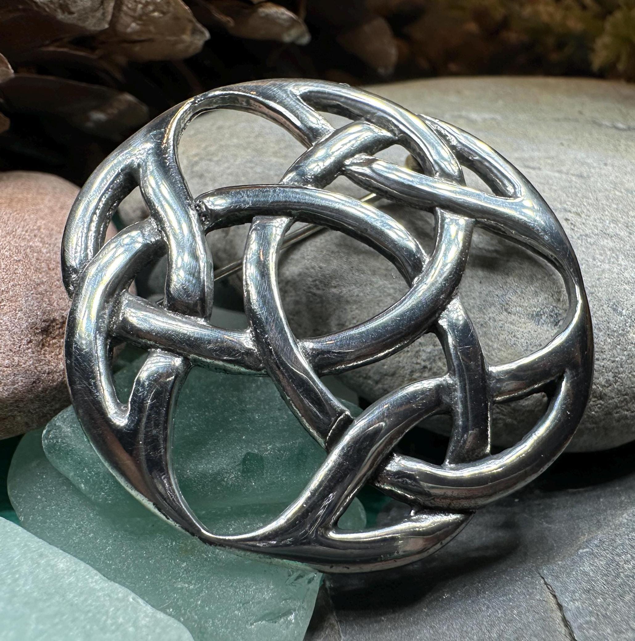 Emblem Celtic Knot Brooch