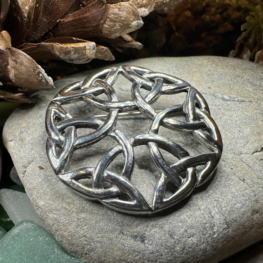 Trinity Celtic Knot Brooch