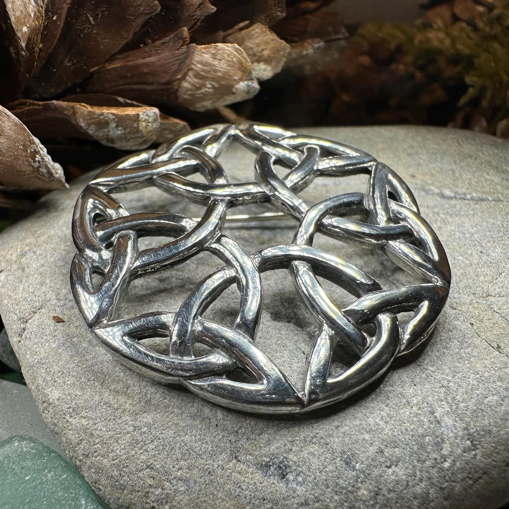 Trinity Celtic Knot Brooch