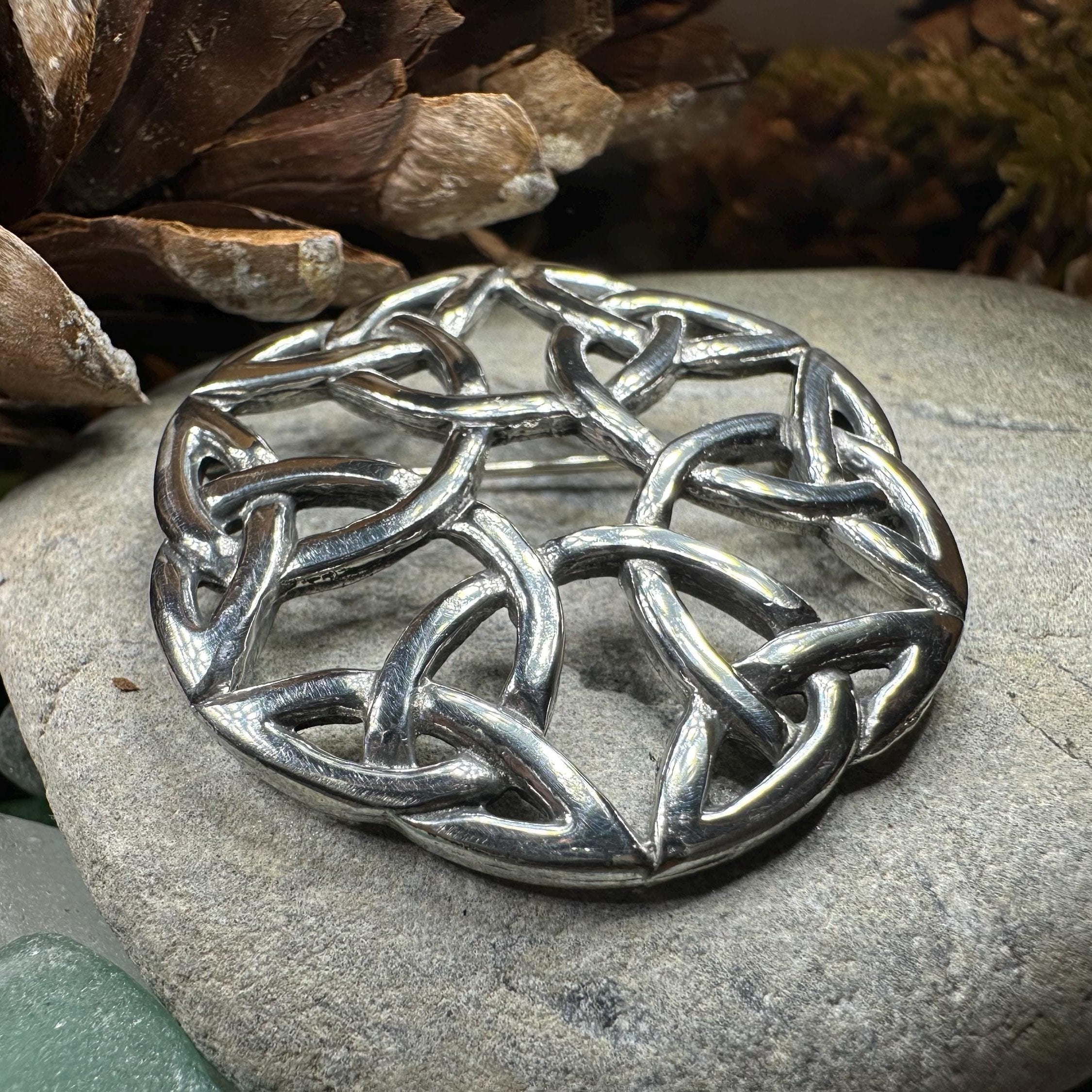 Trinity Celtic Knot Brooch