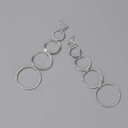 Vintage Dangling Hoop Earrings