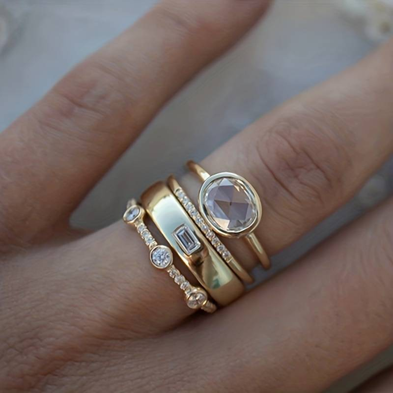 Pisces — Sculpted Essence Ring Set