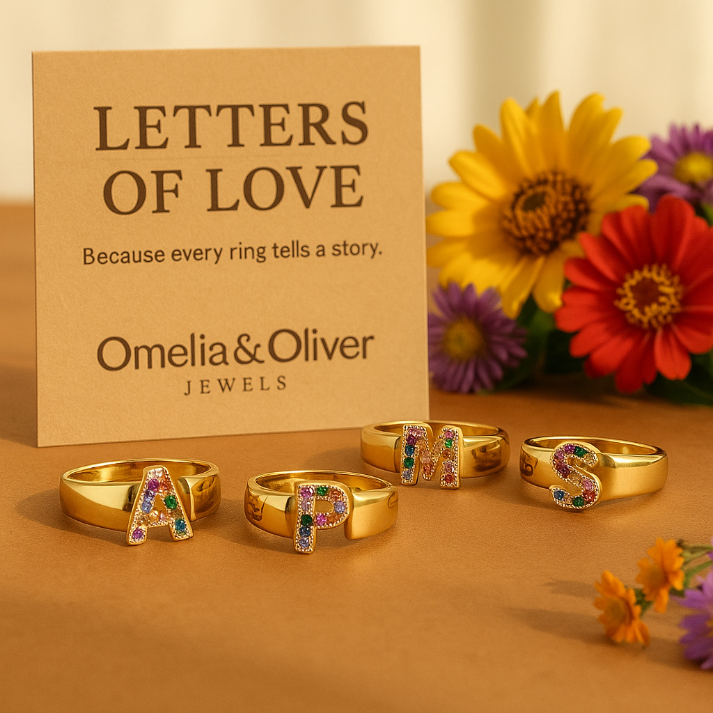 Yes - Gold Stainless Steel Initial Ring