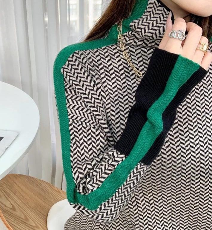 Inès Lavigne - Jumper with geometric print