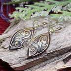 Marquise Trinity Knot Earrings