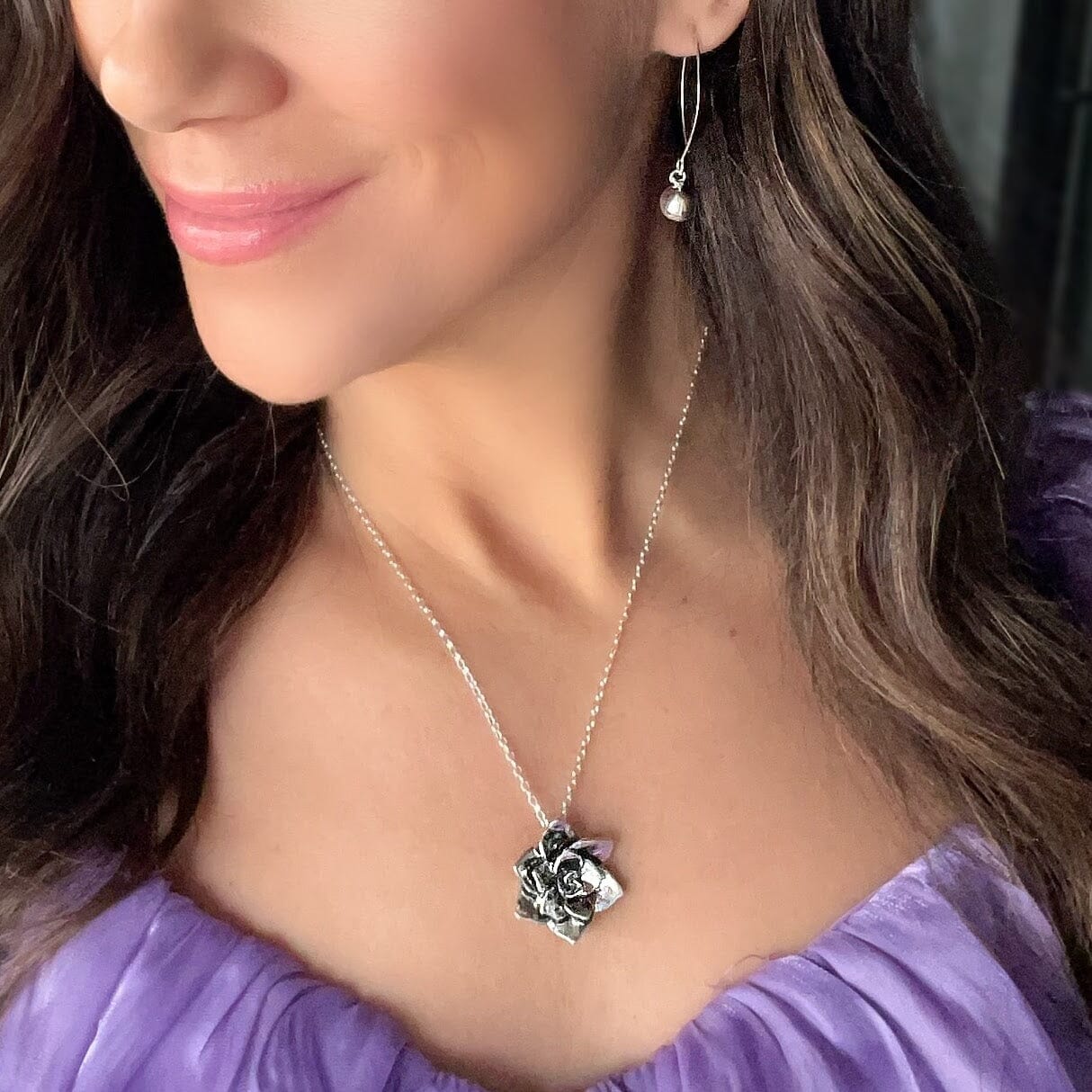 Rose Necklace - June Flower of the Month