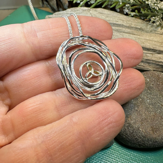 Cradle of Life Trinity Knot Necklace