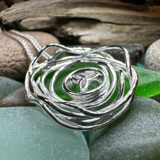 Cradle of Life Trinity Knot Necklace