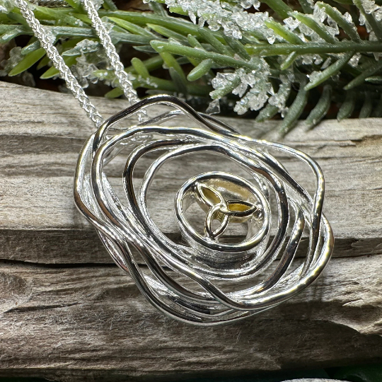 Cradle of Life Trinity Knot Necklace