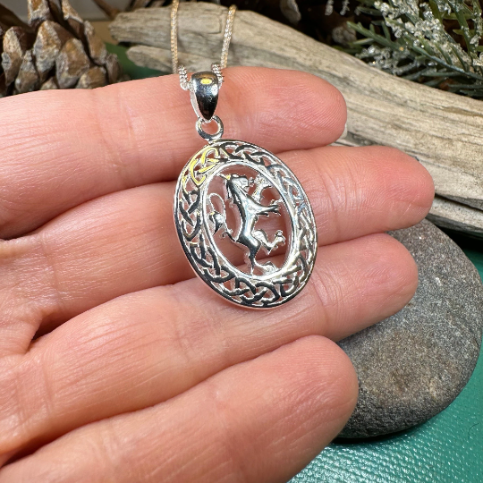 Caledonia Scotland Lion Necklace