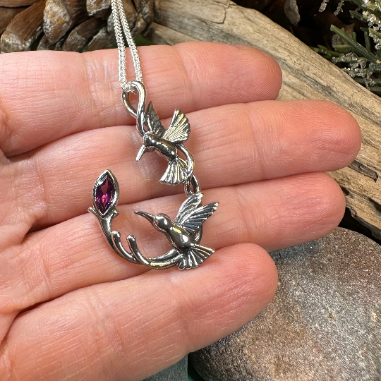 Celtic Hummingbird Necklace