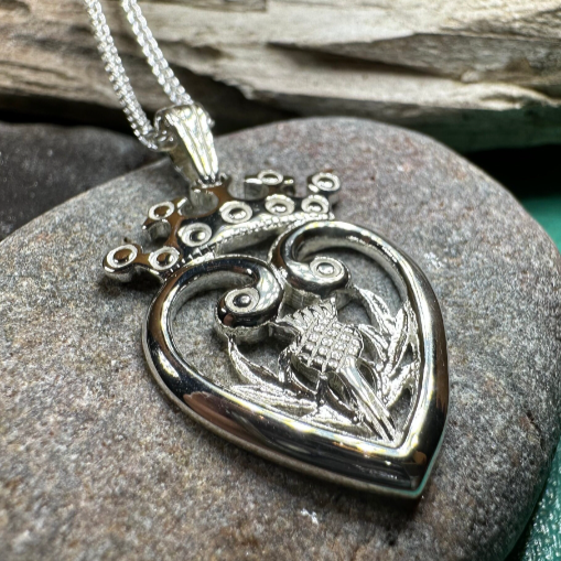 Regal Thistle Luckenbooth Necklace