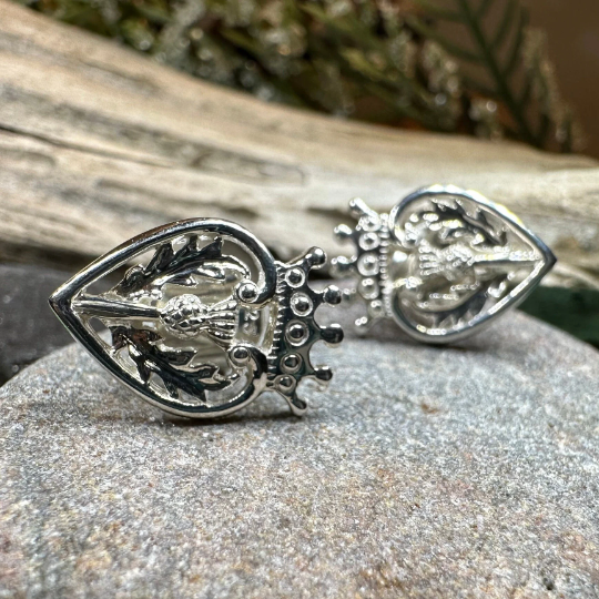 Regal Thistle Luckenbooth Earrings