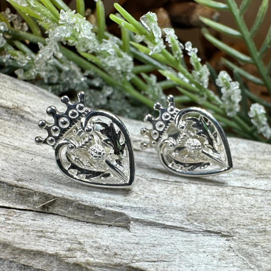 Regal Thistle Luckenbooth Earrings