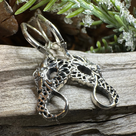 Iorna Celtic Dragon Earrings