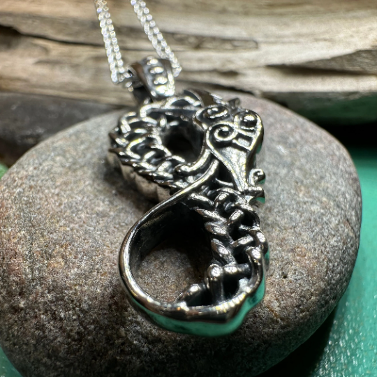 Anixa Celtic Dragon Necklace