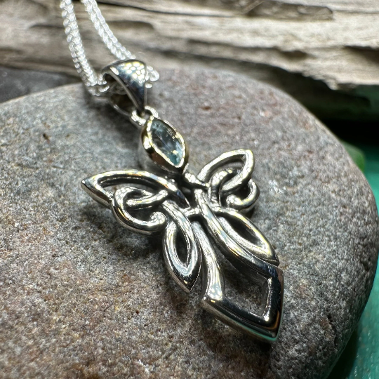 Anja Celtic Angel Necklace