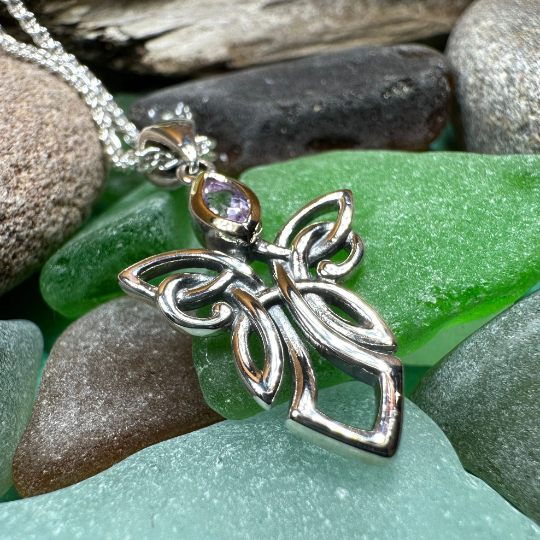 Anja Celtic Angel Necklace