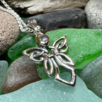 Anja Celtic Angel Necklace