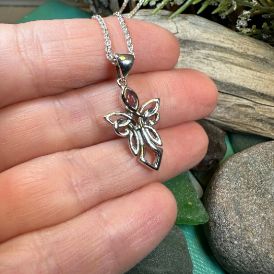 Anja Celtic Angel Necklace