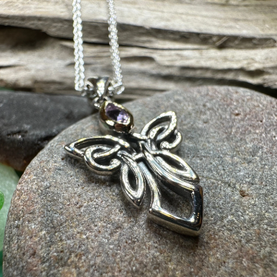 Anja Celtic Angel Necklace