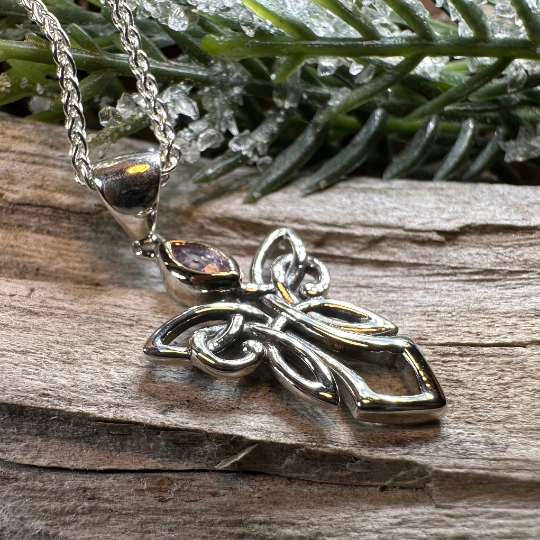 Anja Celtic Angel Necklace