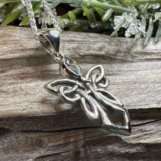 Anja Celtic Angel Necklace