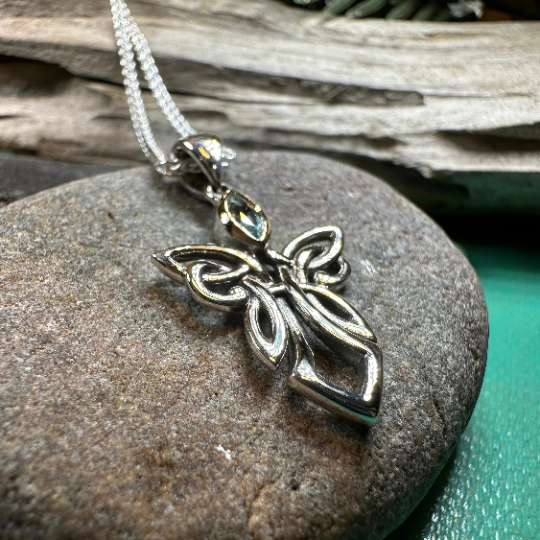 Anja Celtic Angel Necklace