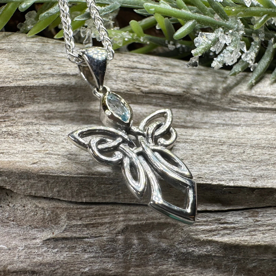 Anja Celtic Angel Necklace