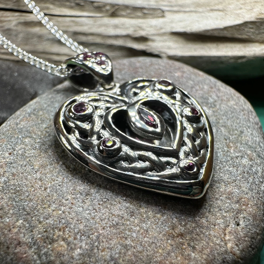 Emilie Celtic Heart Necklace