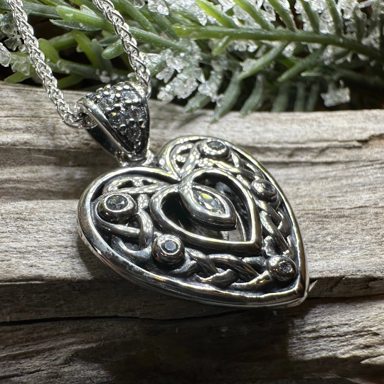 Emilie Celtic Heart Necklace