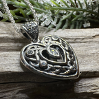 Emilie Celtic Heart Necklace