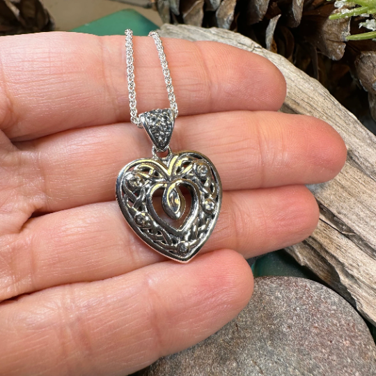 Emilie Celtic Heart Necklace