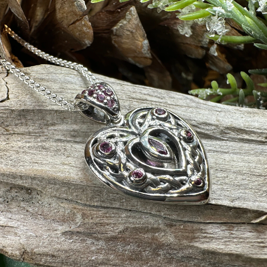 Emilie Celtic Heart Necklace