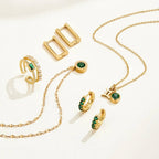 Pine - Layered Crystal Ring