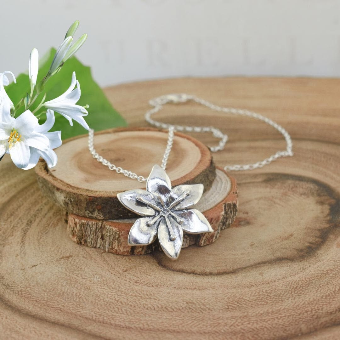 Lily Necklace - May Flower of the Month