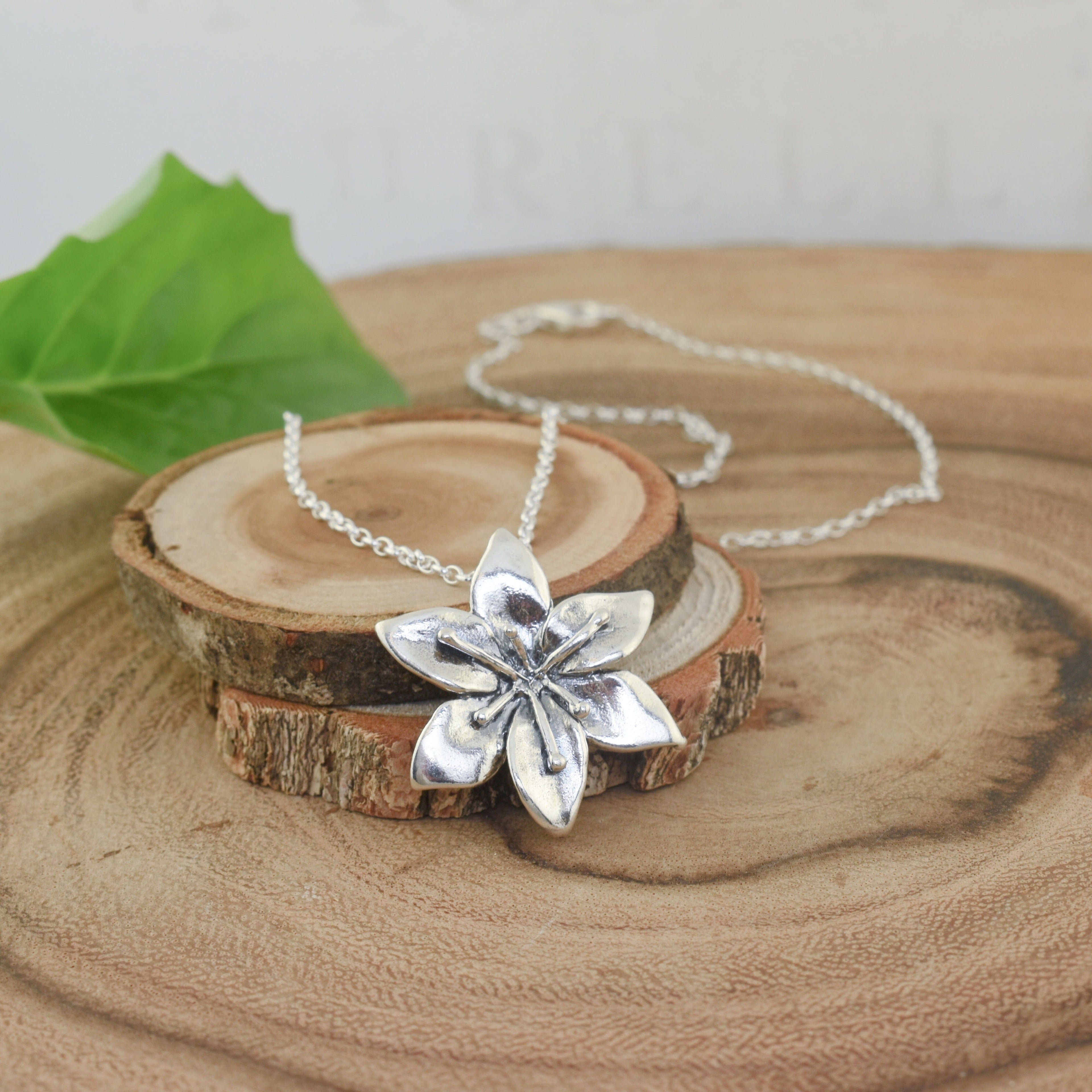 Lily Necklace - May Flower of the Month