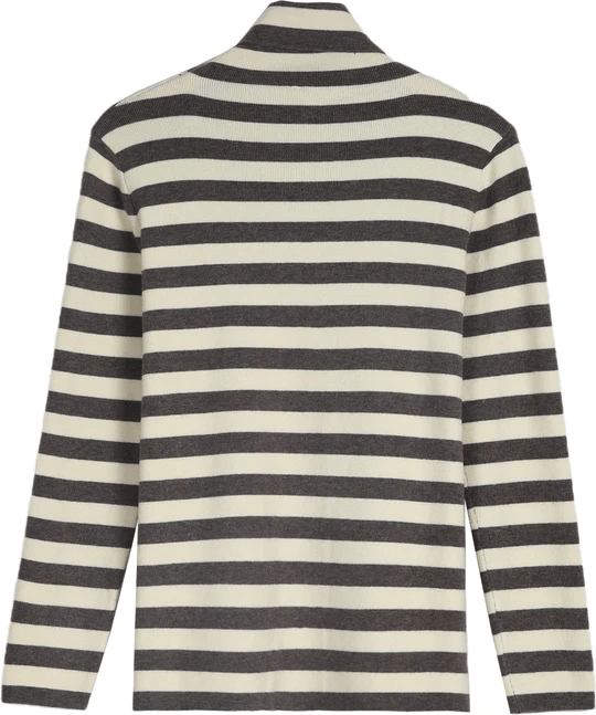 Lucia Comér - Striped turtleneck sweate